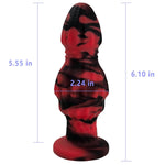 Liquid Silicone Anal Plugs Trainer Sex Toys Super Soft Butt Plugs Anal Toy With Strong Suction Cup Flexible Anal Trainer Anal Sex Toys For Beginner Men Women Couples Waterproof Anal Dildo (L)