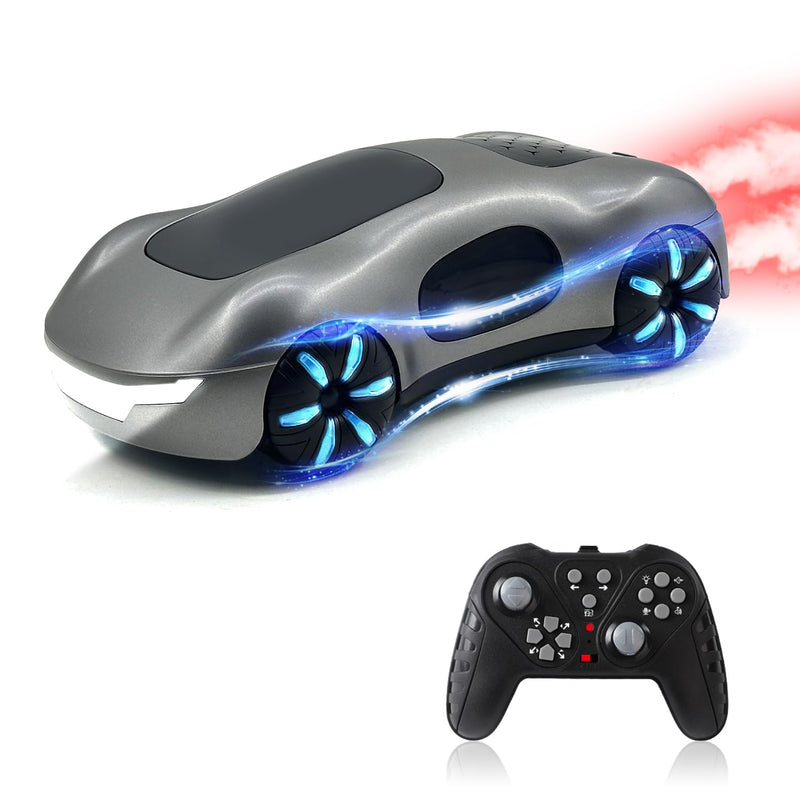 Remote Control Car, 2.4Ghz Rc Car With Led Lights & Sound Spray Effects, Recha