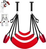 Adjustable Couples Suspension Swing with Wide Padded Seat