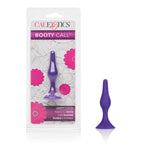 Booty Call Booty Starter- Silicone Butt Plug With Suction Cup Base - Waterproof Anal Fetish Sex Toys For Couples - Purple, 1 Count