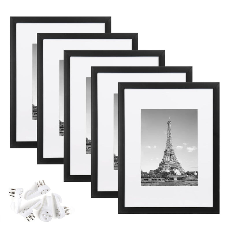 8.5X11 Picture Frame Set Of 5 Bundle With 9X12 Picture Frame Set Of 5