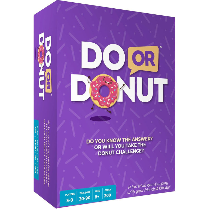 Do Or Donut Fun Family Game Night Playing Cards For Kids And Adults, Ages 8