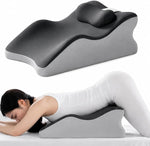 Memory Foam Wedge Pillow for Couples with Multi-Angle Support & Removable Cover