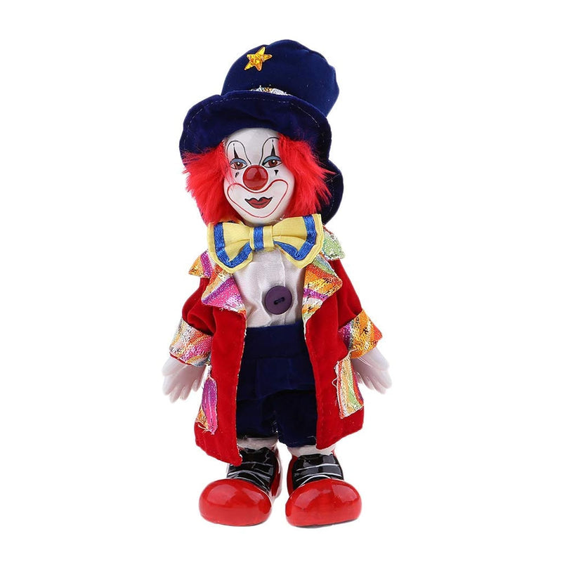 Clown Figure Doll Ornaments Home Table Desk Top Decor Halloween Decoration Gif