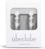Silicone Lube Travel Set – Unscented, Latex-Safe & Long-Lasting, 2 Tubes (15ml)