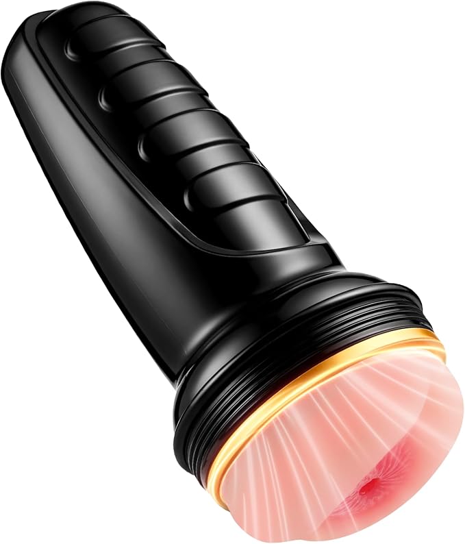 Anal Male Masturbator with 7.3-Inch Textured TPE Sleeve & Adjustable Suction