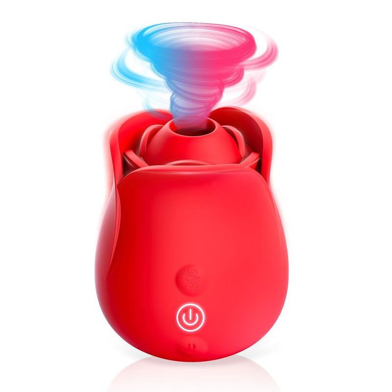 Clitoral Sucking Vibrator With 7 Intense Suction,Rechargeable Waterproof Clit Sucker Nipple Stimulator Sex Toys For Women For Solo Oral Sex Rose Vibrator