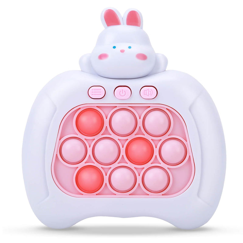 Fast Push Bubble Game, Upgraded Handheld Pop Light Up Pro Game Toys, Electr