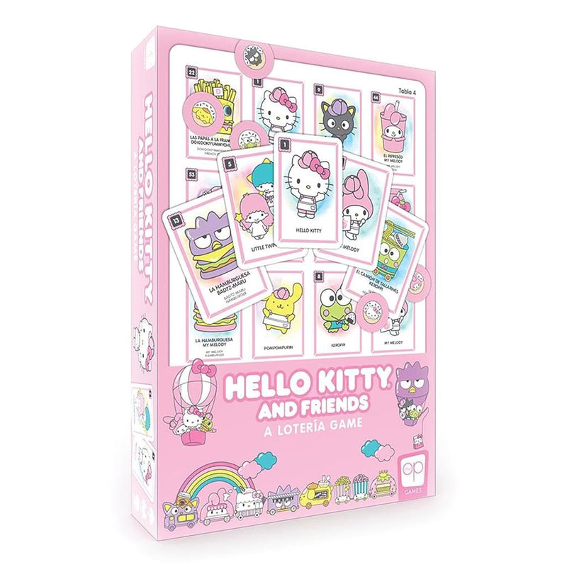 Hello Kitty Loteria Game - Custom Bingo Style Inspired by Spanish Words & M