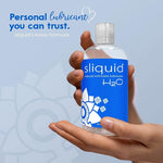 H2O Water-Based Lubricant, Glycerin-Free, Unscented Personal Lube, 8.5 Oz