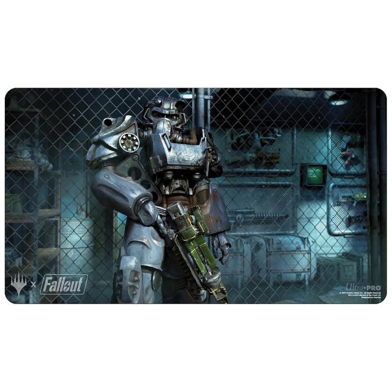 Ultra PRO - Fallout Playmat - Puresteel Paladin - for Magic: The Gathering,