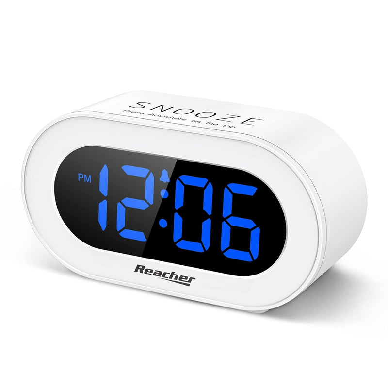 Small Led Digital Alarm Clock With Snooze, Simple To Operate, Full Range Brigh