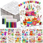 24 Sets Happy Birthday Crafts Puzzle for Kids Kit