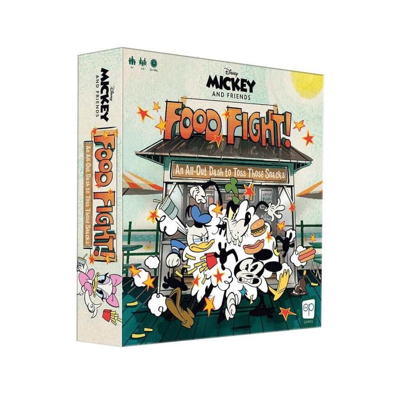 Disney Mickey and Friends Food Fight | Quick-Rolling Family Dice Game Featu