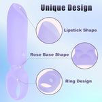 Bullet Vibrator Adult Toy - Women Sex Toys With 10 Vibration Modes, Lipstick Mini Vibrator For G Spot Clitoral Stimulation, Discreet And Portable For Travel, Adult Sex Toys & Games (Lilac)
