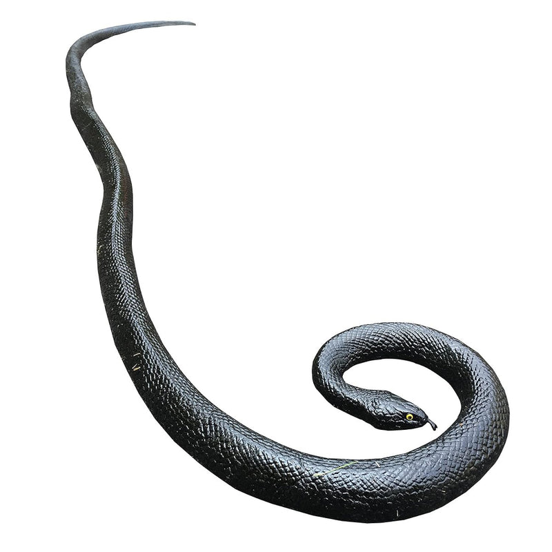 53" Rubber Snake Realistic Fake Snakes Toy For Fool'S Day Pranks Halloween