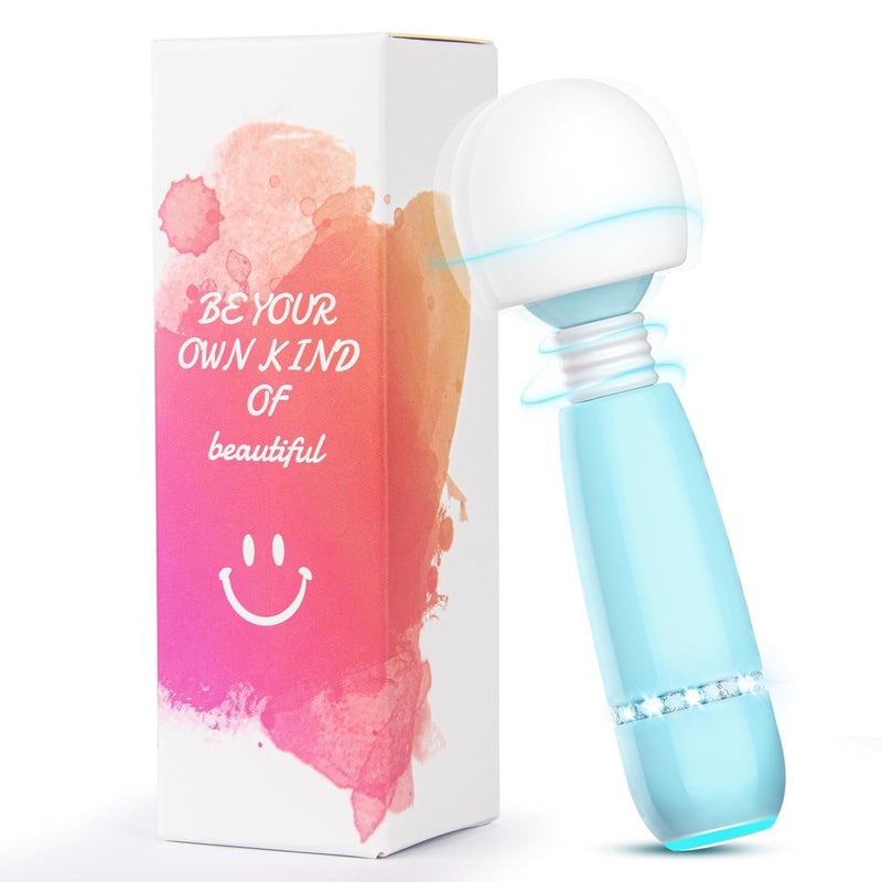 Bullet Vibrator Wand Massager-Blue