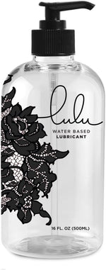 Natural Water-Based Personal Lubricant – Long-Lasting Liquid Lube, 16 oz