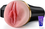 Manual Male Masturbator with Deep Textured Sleeve and Adjustable Suction