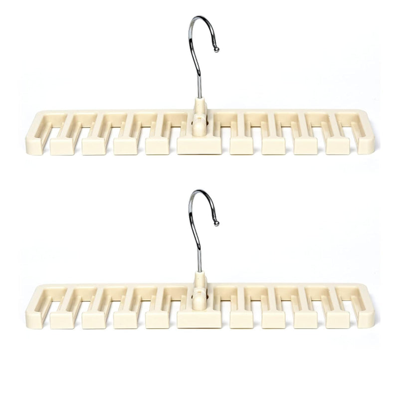 2 Pack Necktie And Belt Hanger Tie Belt Organizer Scarf Rack Organizer Hanger Ho
