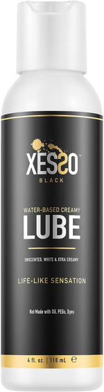 Water-Based Creamy Lube (4oz) – Hypoallergenic, Thick Gel, Unscented, Discreet