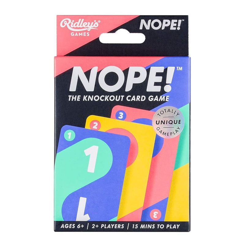 Ridley’S Nope! Fun Card Game For Families, Action Packed, Fast Paced Game F