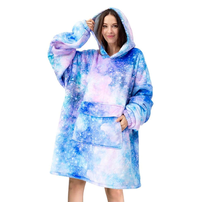 Wearable Blanket Hoodie For Adult Women Men,Oversized Sherpa Sweatshirt Wearab