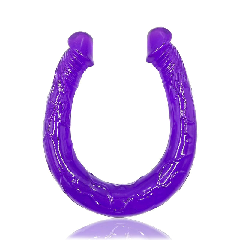 18.1 Inch Super Long Double Ended Dildos Sex Toys Soft And Flexible Double Sided Dildos Penis Double Dong Realistic Dildo Anal Butt Plug For Women Men Couple Waterproof Double Dildo