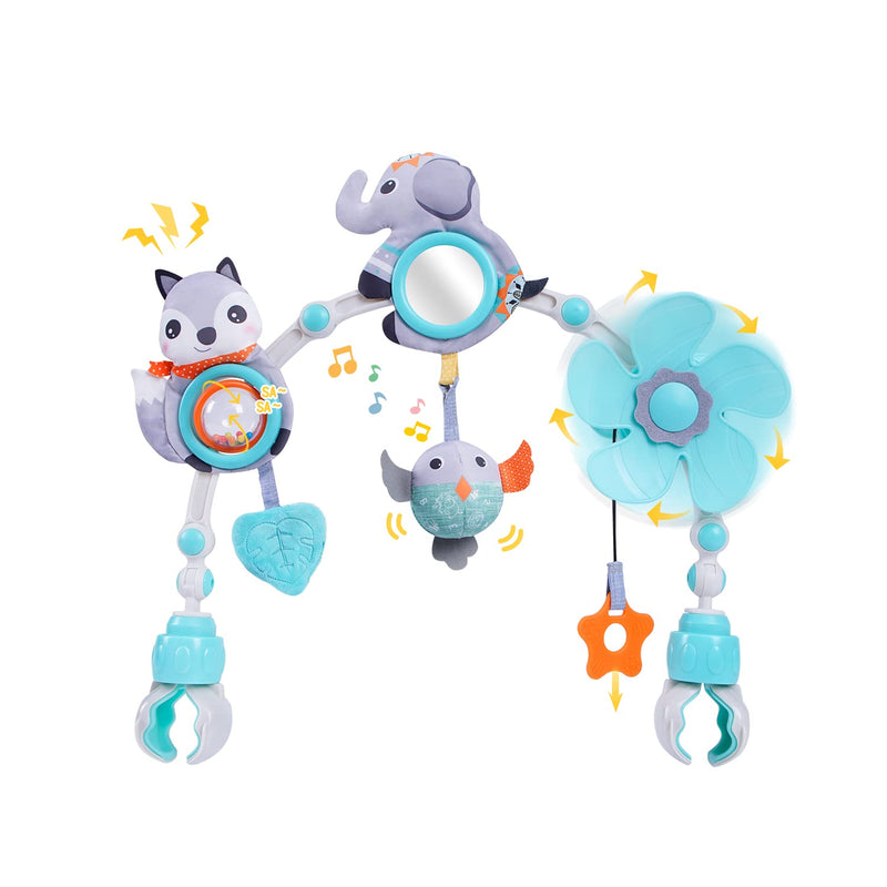 Baby Stroller Arch Toy,Baby Crib Mobile Musical Toys, Car Seat Toy For Boun
