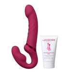 Lapis Double-Ended G Spot Vibrator For Women Lesbian Couple + Personal Lubricant Privacy Water-Based Lube Non-Sticky Lubrication For Men, Women And Couples
