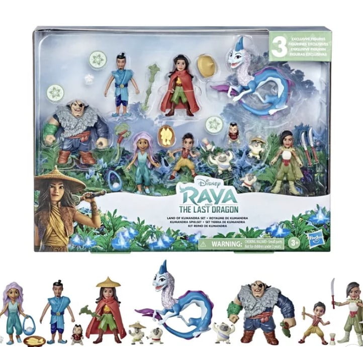 Disney And The Last Dragon Land Of Kumandra Set
