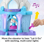 Disney Frozen Toy, Playset With Anna & Elsa Figures, Elsaâ€S Enchanted Lights Palace