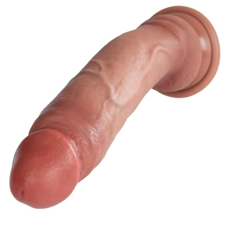 9 Inch Thick and Long Dildo, Big Dildo Without Balls, Realistic Silicone Toy with Strong Suction Cup, Sex Toy Compatible with Strap-on Harness, Sex Toy. No.30.