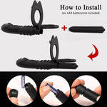 Double Penetration Anal & Penis Vibrator – Prostate Massager & Butt Plug for Couples