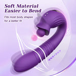 4-in-1 Thrusting G Spot Vibrator – Clitoral Stimulator with 10 Modes for Pleasure
