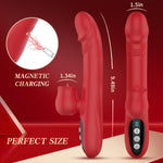 Thrusting Rose Vibrator – G Spot & Clitoral Stimulator with 7 Licking Modes