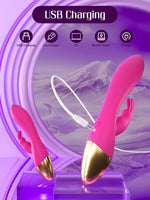 Dual Motor Rabbit Vibrator – G-Spot & Clitoral Stimulator with 10 Vibration Modes