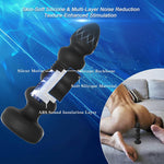 Thrusting Vibrating Prostate Massager – Remote Control Anal Plug with 10 Modes