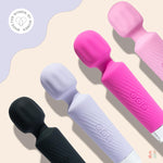 Rechargeable Wand Vibrator – 20 Patterns, 8 Speeds, Quiet & Compact Clit Stimulator