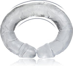 12'' Transparent Double-Ended Dildo – Flexible, Realistic & Versatile for All
