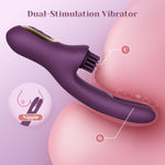 Clitoral & G-Spot Stimulating Rabbit Vibrator with 10 Vibration Modes for Women