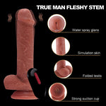 Realistic Squirting Dildo Vibrator – 8.5" G-Spot & Anal Plug with 10 Vibrations
