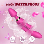 3-in-1 Vibrator Wand – G-Spot, Clitoral & Anal Stimulator with 9 Vibration Modes