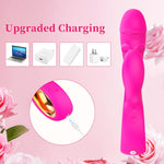 Rabbit Vibrator for Women – G-Spot, Clitoral & Anal Stimulator with 7 Modes (Pink)