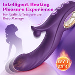 Thrusting Heated Vibrator – 10 Vibes, 7 Modes, G-Spot & Clitoral Stimulation