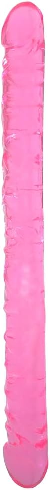 Flexible Double-Ended Dildo for Women, Waterproof Dual Dong for G-Spot & Anal Play