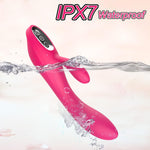 Dual-Stimulation Rabbit Vibrator - G-Spot, Clitoral & Anal Massager with 7 Modes
