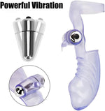 Finger Sleeve Vibrator for Women, Clitoral & G-Spot Stimulator, Intense Massage