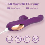 Clitoral Thumping Rabbit Vibrator for Women, G-Spot & Clit Stimulation, 3x5x10 Modes