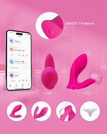 Wearable Panty Vibrator – App-Controlled Clitoral & G-Spot Stimulator for Couples